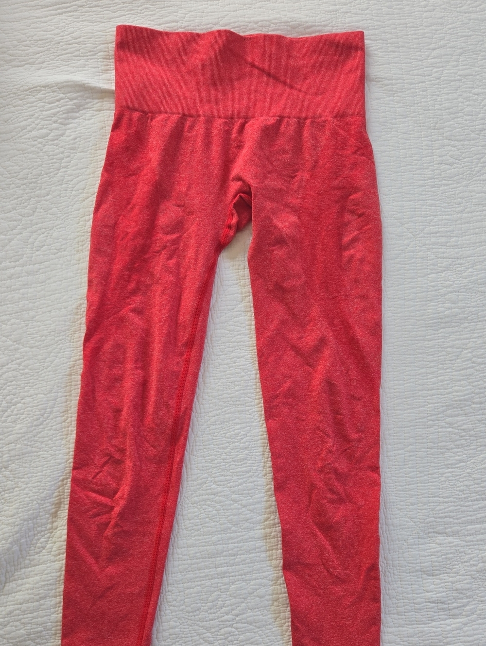 Women’s High-Waist Red Leggings